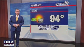Tampa weather | Very hot and humid on Wednesday