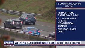 Weekend road closures to affect traffic across Puget Sound