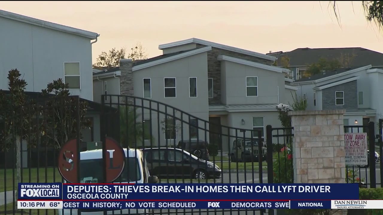 Alleged thieves used rideshare as getaway vehicle: Deputies