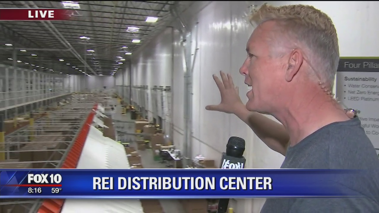 Behind the scenes at the REI distribution center