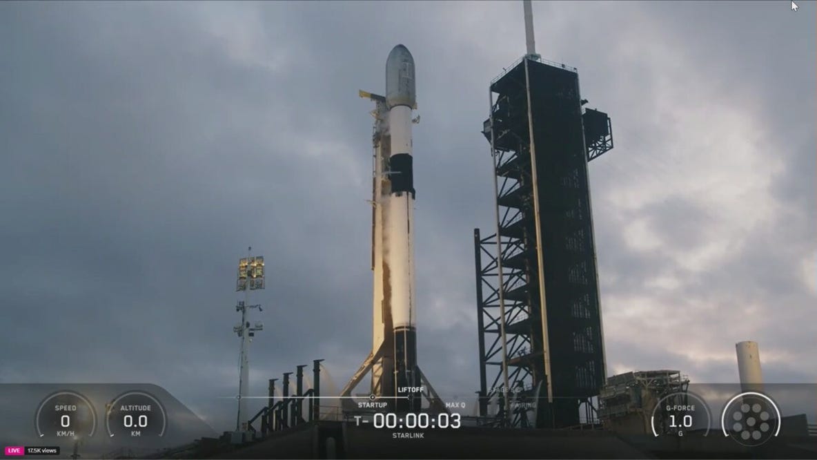 SpaceX Falcon 9 launches new batch of Starlink satellites