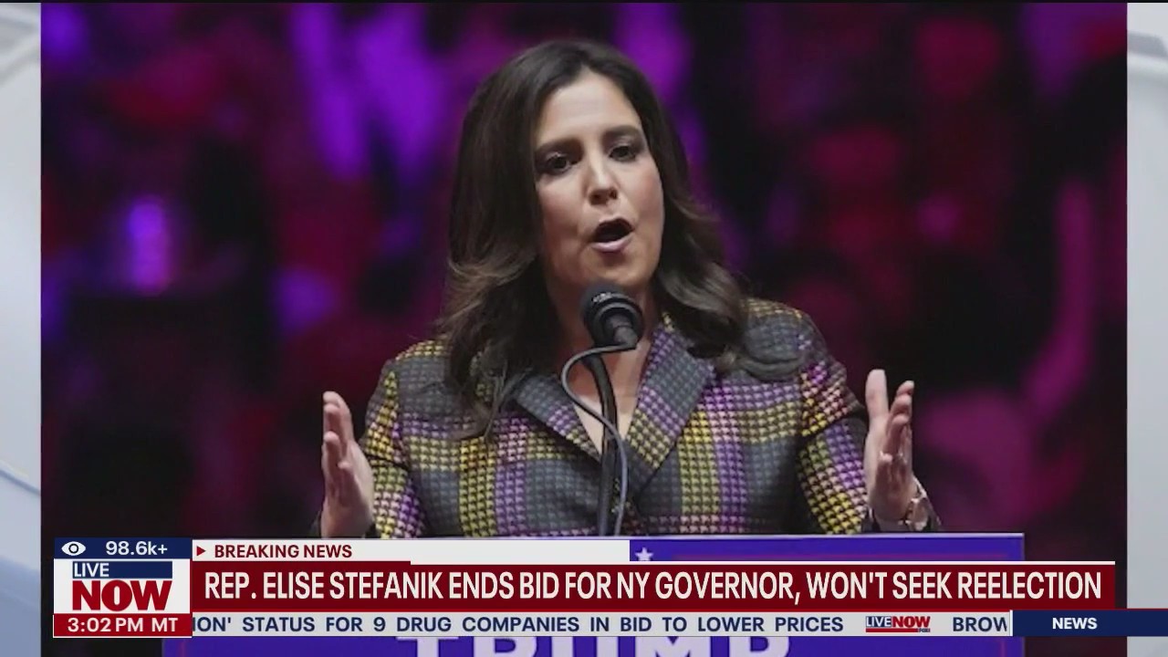 Stefanik drops out of NY governor race, won't seek reelection