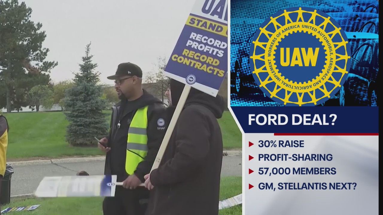 Tentative deal made between with UAW and Ford