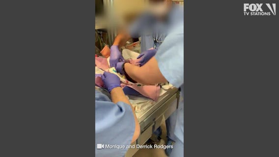 Video shows baby dropped on head