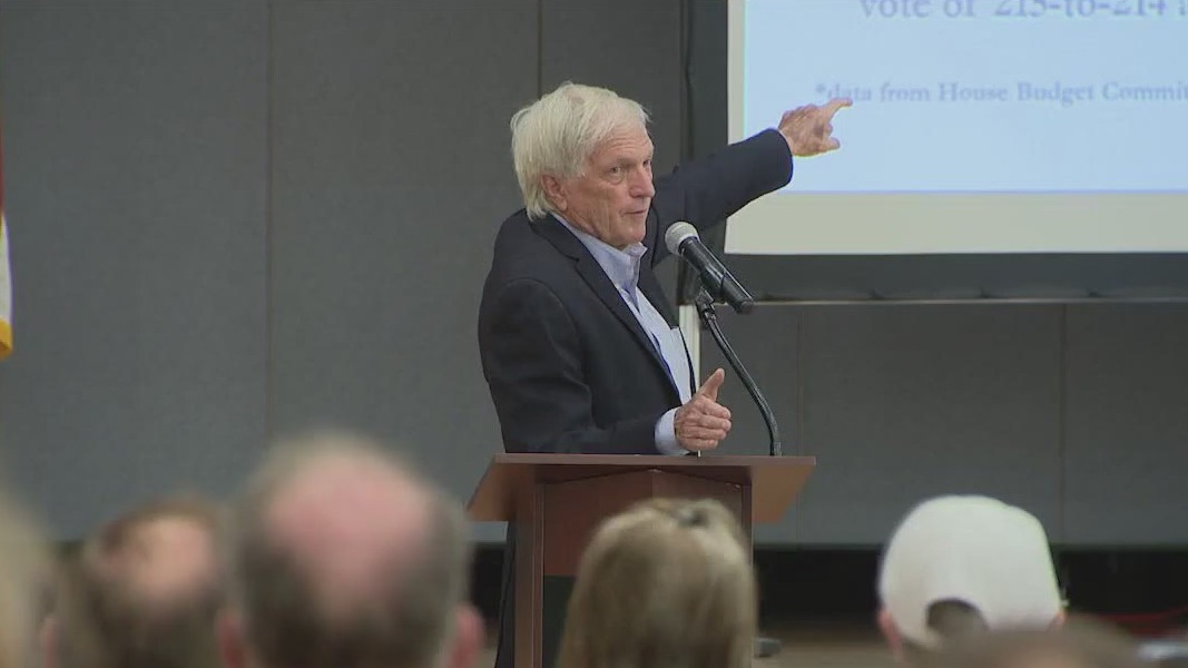 East Bay congressman leads town hall as Trump budget bill winds its way through Congress