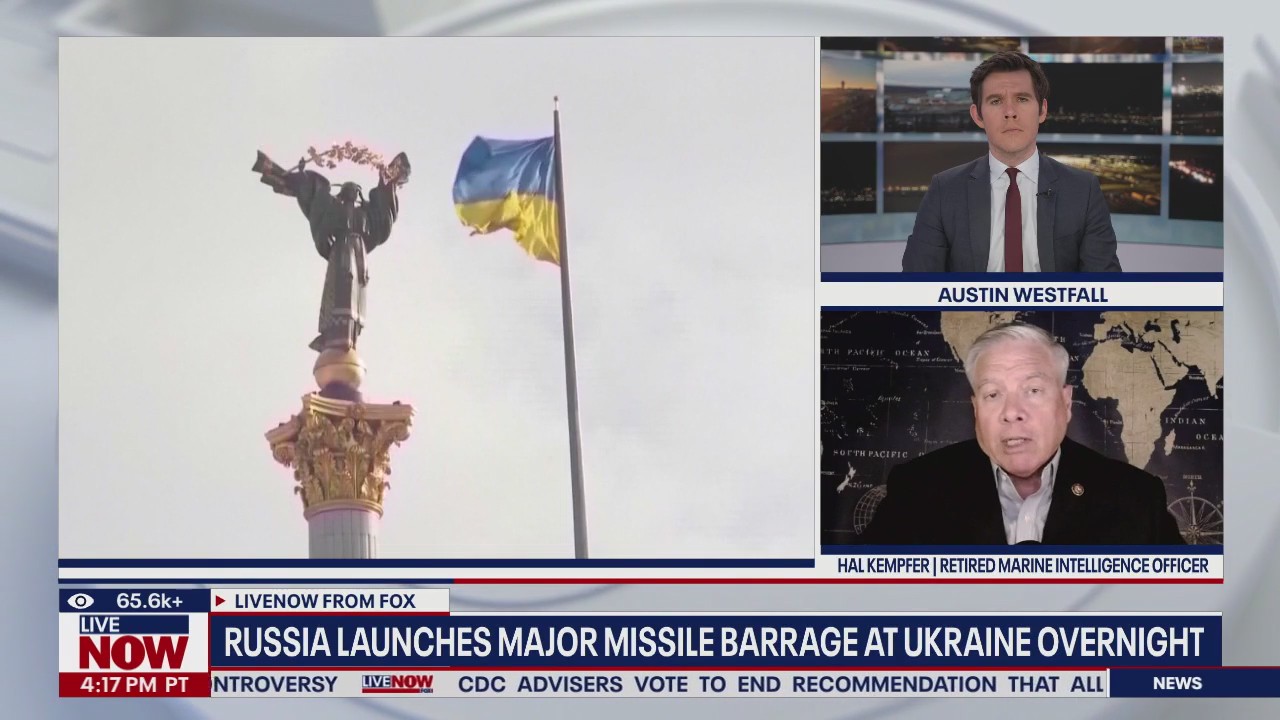Russia launches major missile barrage at Ukraine