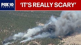 Strong winds fuel Greer Fire in Apache County