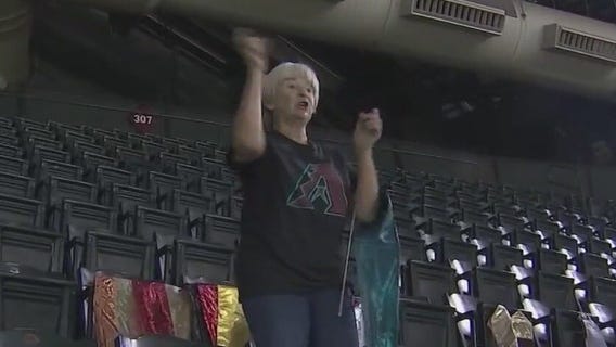 Rally Sally, D-backs super fan, keeps the NLCS faith