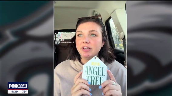 Fort Worth boy's Angel Tree wish granted by Eagles fans