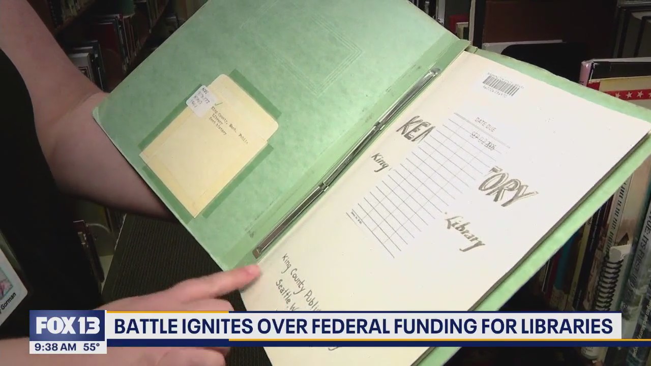 Battle ignites over federal funding for libraries