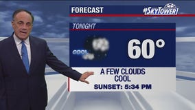 Tampa weather | Temps in the 50s and 60s Wednesday night