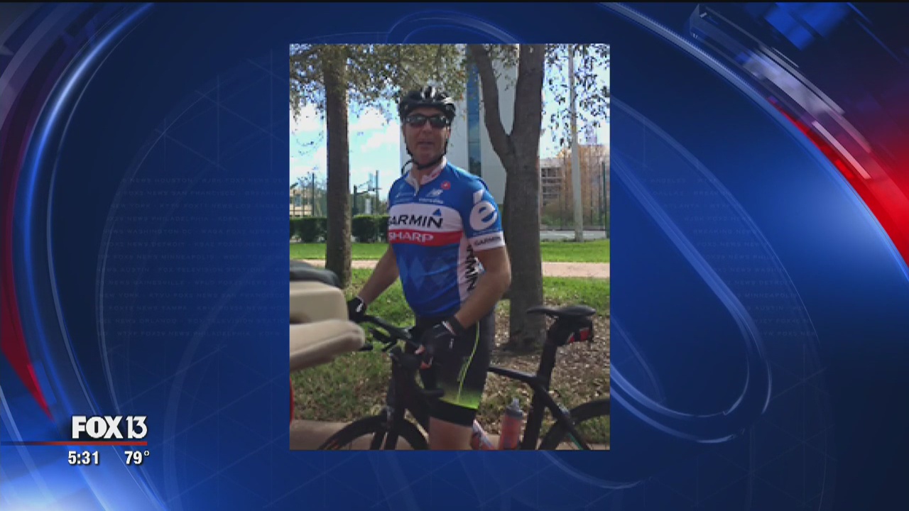 Police looking for cyclist accused of spitting on driver | FOX 13 Tampa Bay