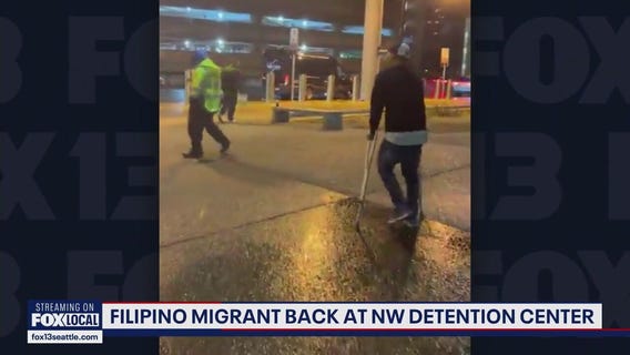 Supporters celebrate after medically unfit ruling halts deportation of Tacoma detainee