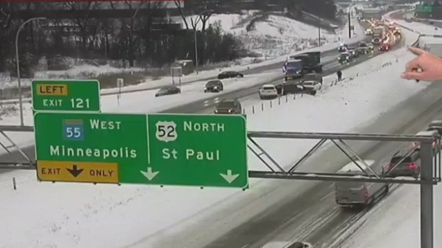 Multi-vehicle pileup on Hwy. 52 in Inver Grove Heights [8 a.m. update]