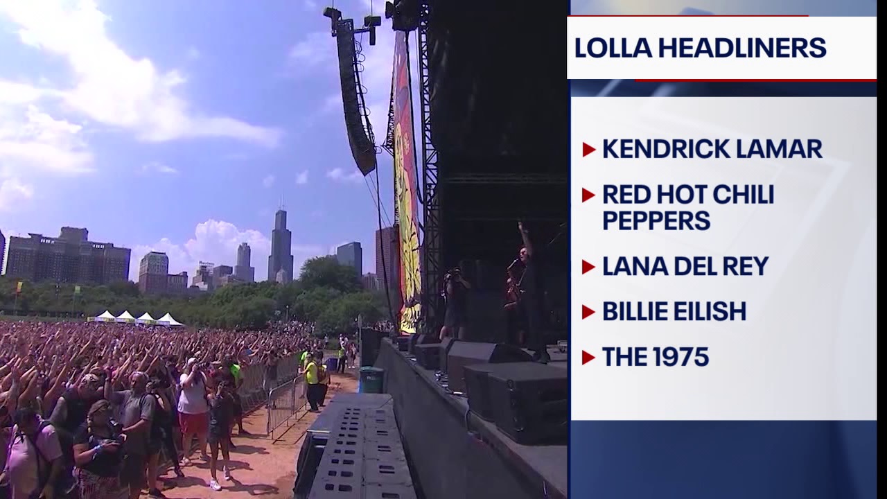Lollapalooza lineup 2023: Kendrick Lamar, Lana Del Rey, Red Hot Chili Peppers among headliners