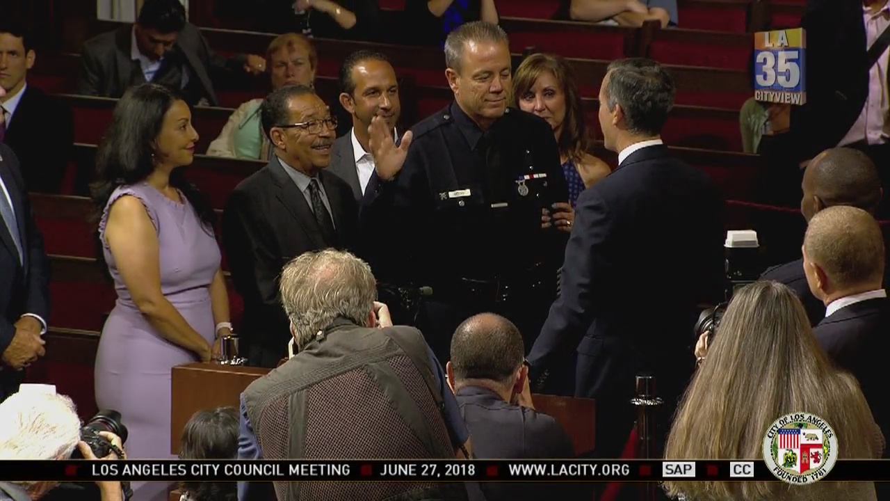 Michel Moore takes over as 57th LAPD Chief