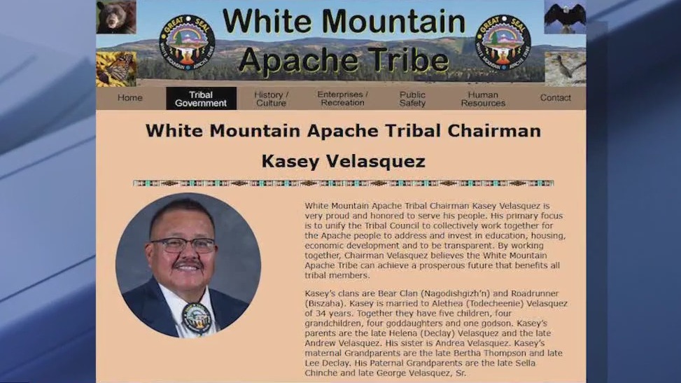 Probe into White Mountain Apache Tribe chairman