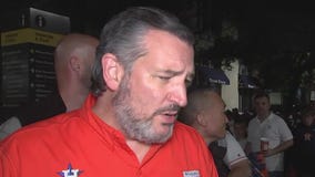 Senator Ted Cruz cheering on the Astros