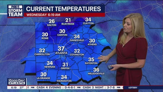 Wednesday morning weather forecast