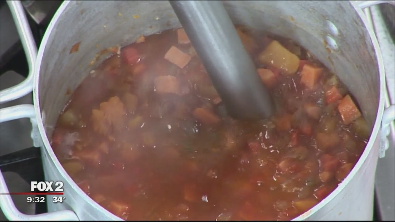 Chef Bobby's sweet potato and butternut squash soup