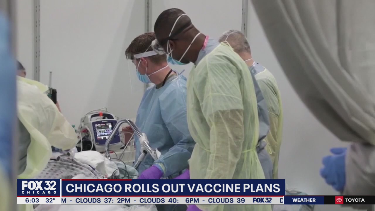 Chicago officials unveil vaccine distribution plans as cases surge
