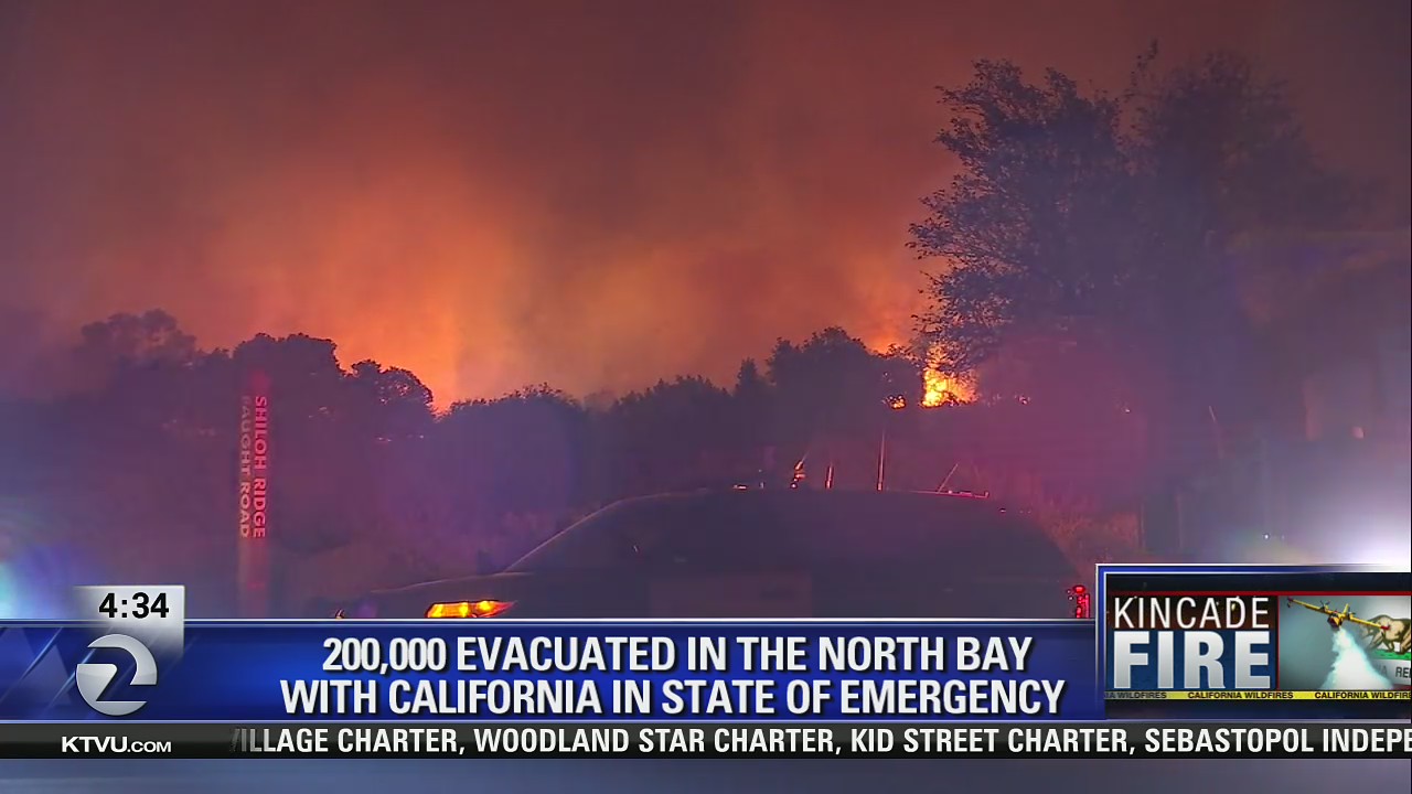 Flames rolled through Shiloh Oaks, Santa Rosa