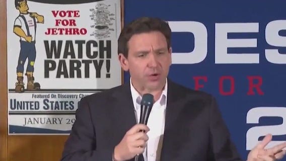 Climate protesters interrupt DeSantis town hall