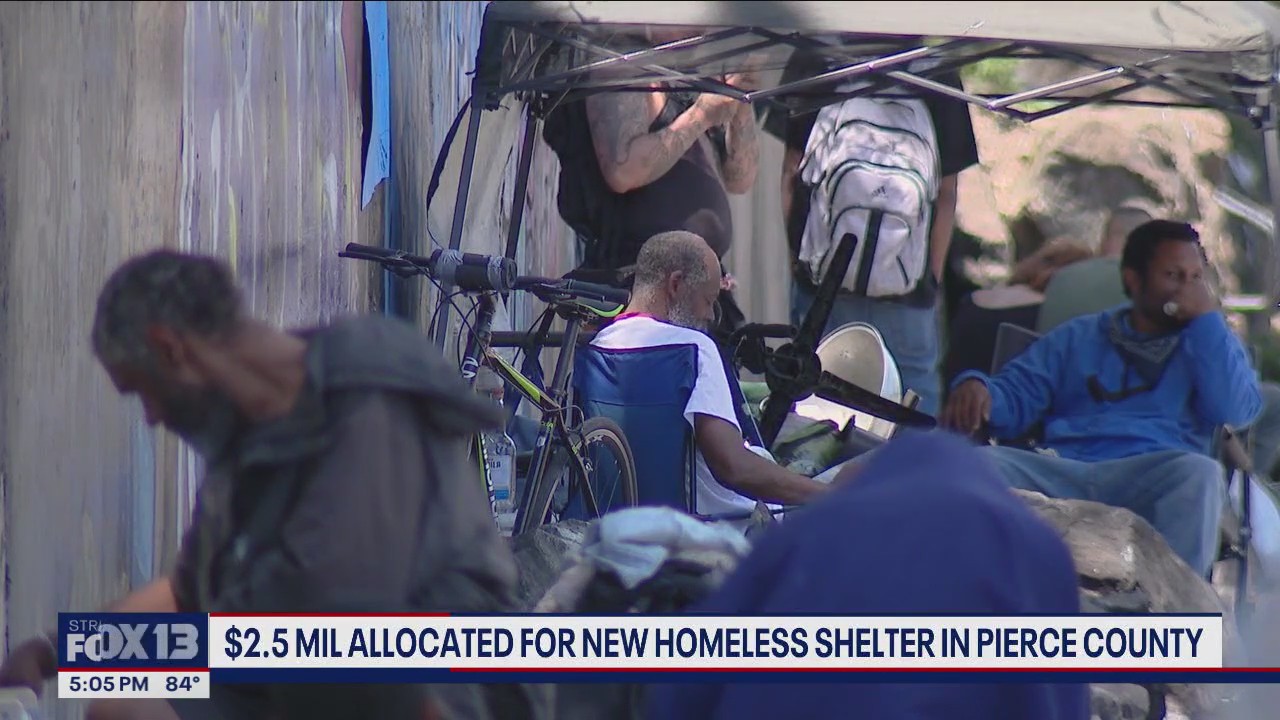 $2.5M allocated for new homeless shelter in Pierce County