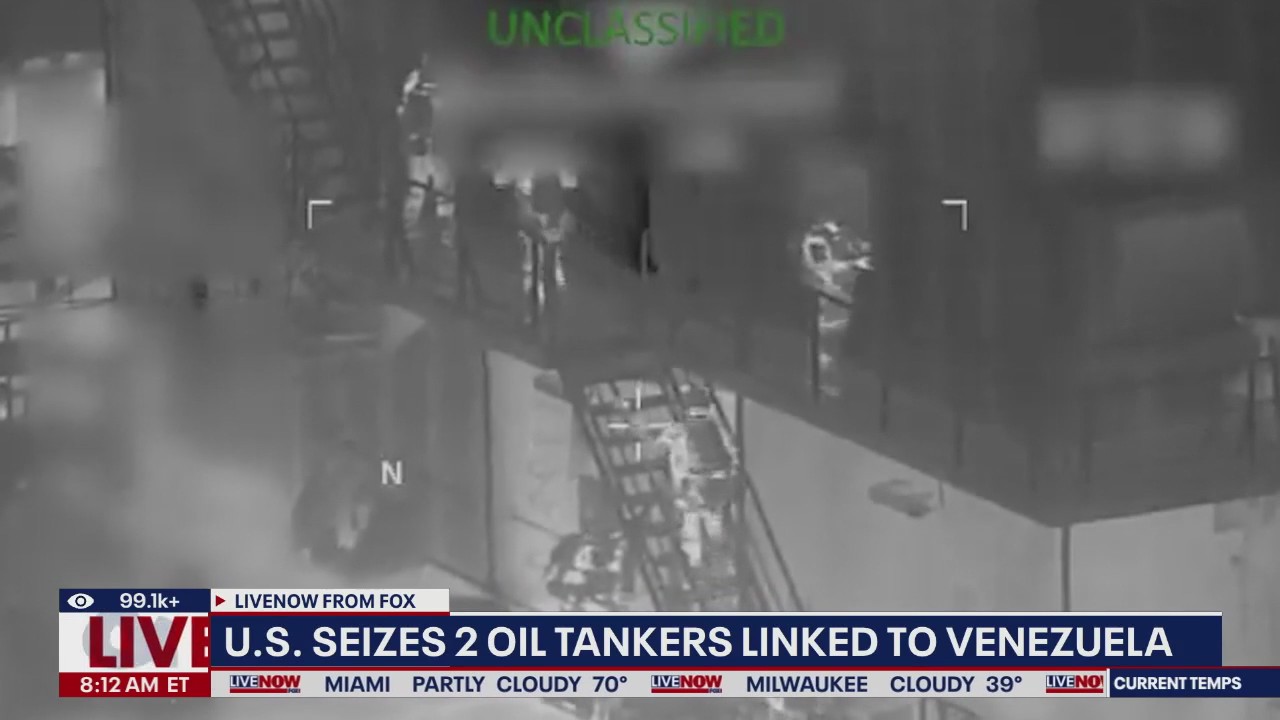 U.S. seizes two oil tankers linked to Venezuela
