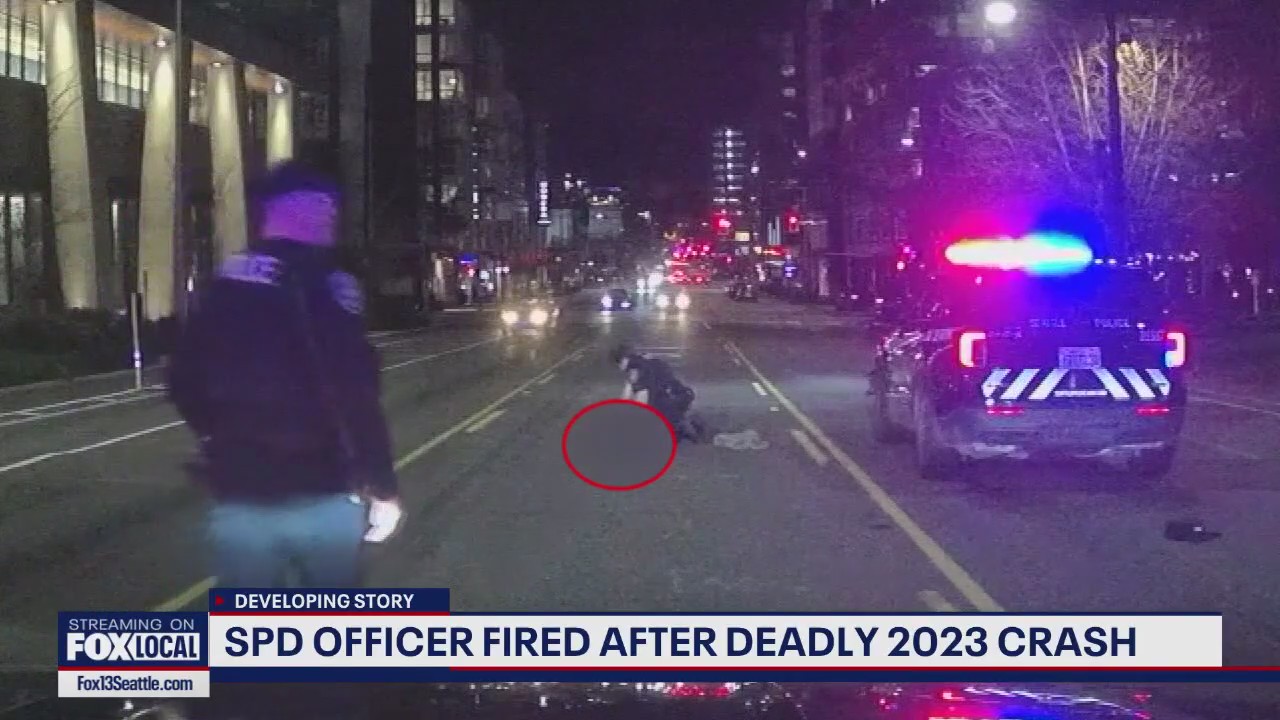 SPD officer fired after deadly 2023 crash