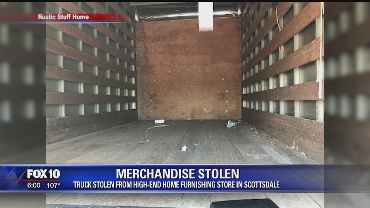 Truck carrying Christmas merchandise for Scottsdale store targeted by thieves