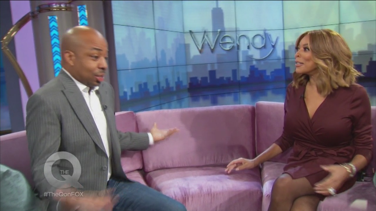 Wendy Williams gets visited by her former co-worker, Quincy Harris