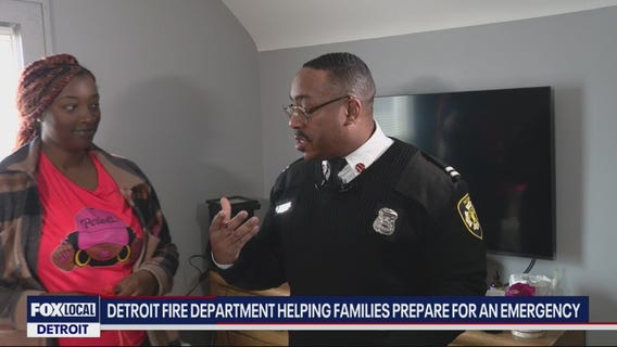 Detroit Fire helps residents create escape plans in an emergency