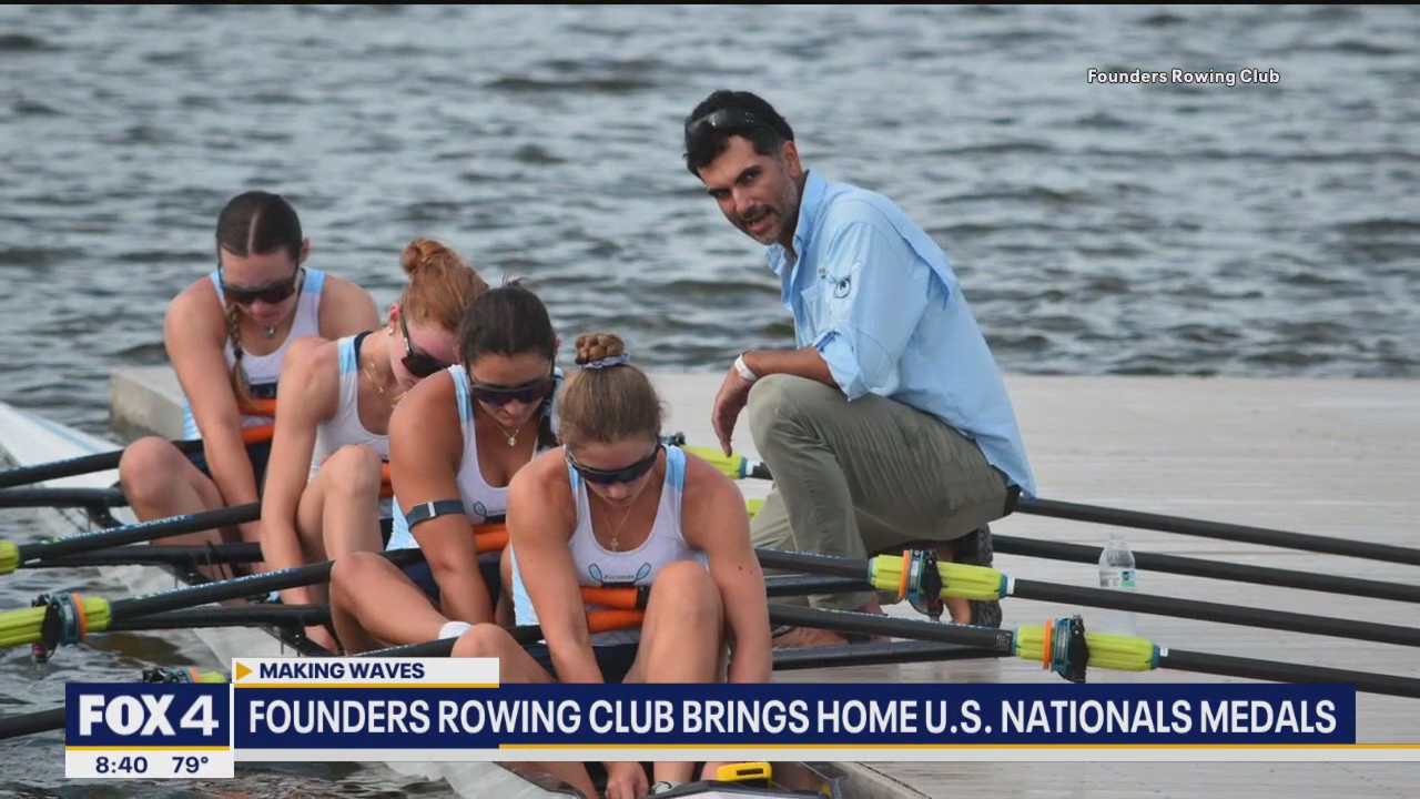 'Founders Rowing Club' brings home national medals