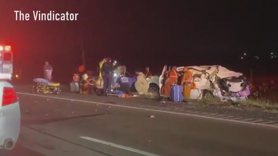 Reports: 'Walk for Peace' monks hit by vehicle in Liberty County, Texas