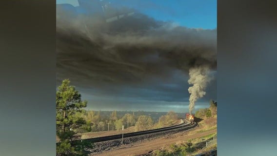 Train fire in Flagstaff under investigation