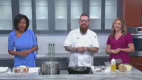 Chef Pawlak makes French Onion Pasta - Part 1