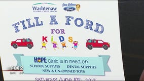 Fill a Ford truck for kids in Ypsilanti June 10
