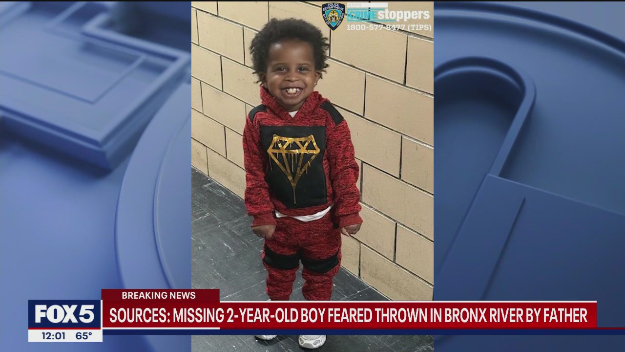 Missing toddler may have been dumped in Bronx River, police say