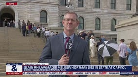 Minnesota Lawmakers rest in state at Capitol