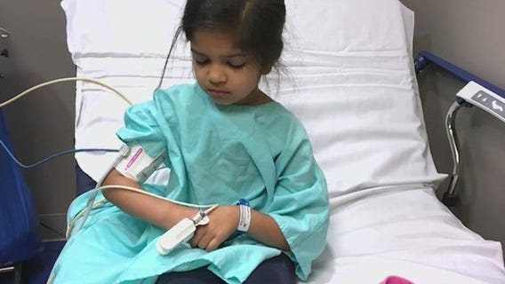 11-year-old finds happiness outside arthritis