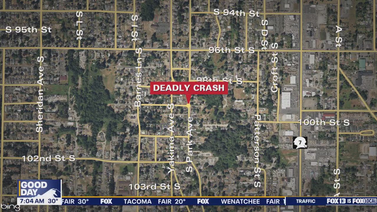 Pedestrian killed in Parkland, WA car crash | FOX 13 Seattle
