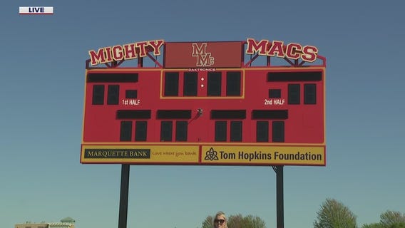 Mother McAuley enhances girls' athletics with new scoreboard, lights