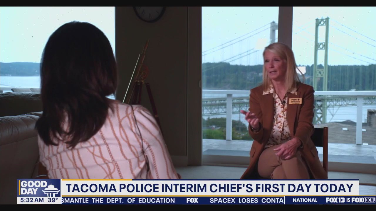 Tacoma police interim chief's first day Friday
