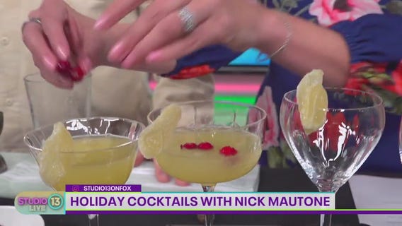 Making a Ginger Joy cocktail for the holidays