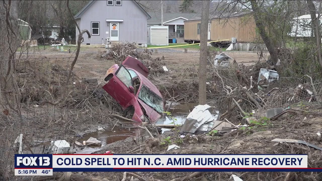 Cold spell to hit NC amid Hurricane Helene recovery