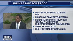 Thrive Grant for $5,000