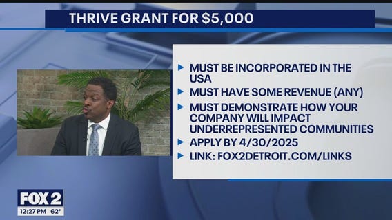 Thrive Grant for $5,000
