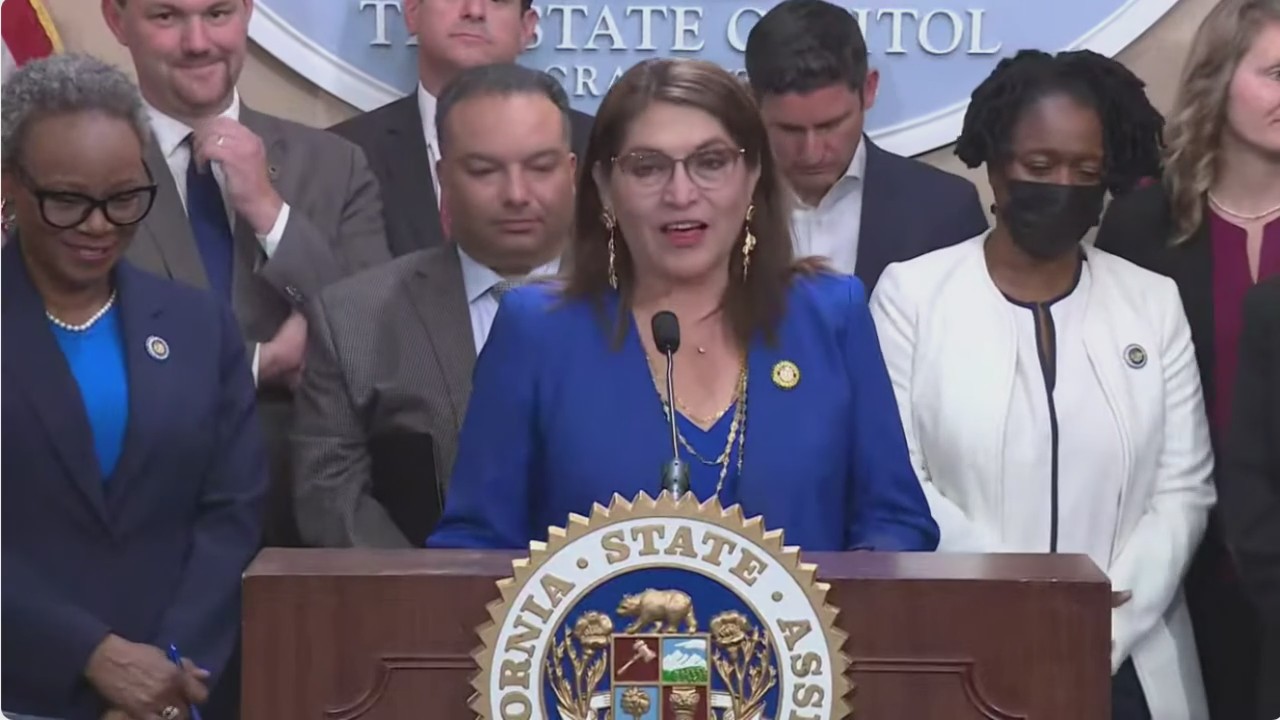 Assemblywoman Sharon Quirk-Silva reacts to LA ICE raids