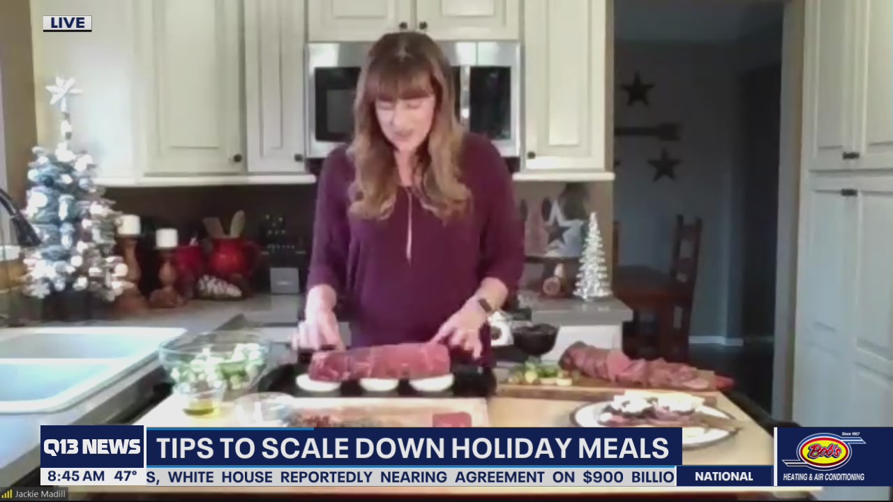 Tips to scale down holiday meals